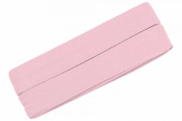 Oaki Doki Jersey Schrägband gefalzt 3m Coupon Zartrosa